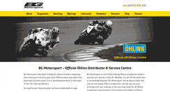 Desktop Screenshot of bgmotorsport.co.uk